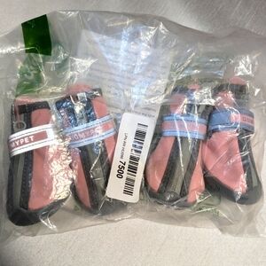 Dog/Pet Boots Pink with Grey soles. Size 2. NWT